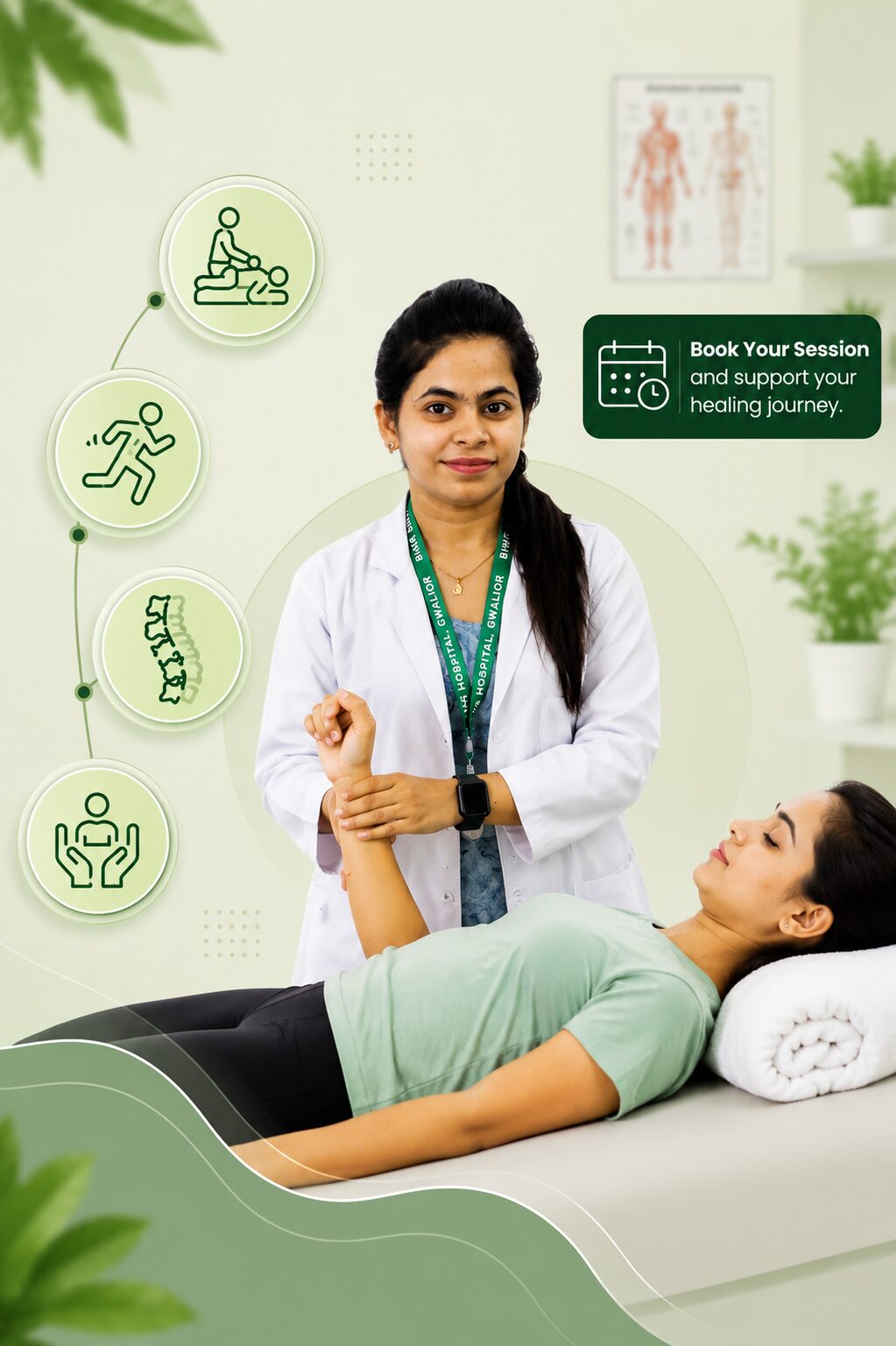 Physiotherapy treatment session